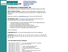 Tablet Screenshot of patentapplications.net